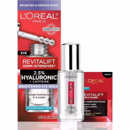 Sérum Ojos L'Oréal Revitalift 2.5 Ácido Hialurónico Cafeína 20 ml