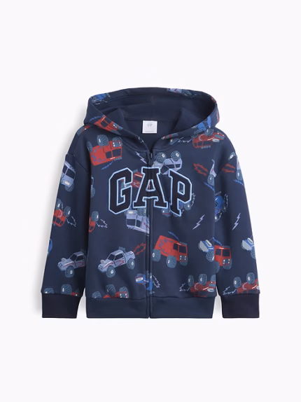 babyGap Relaxed Logo Zip Hoodie