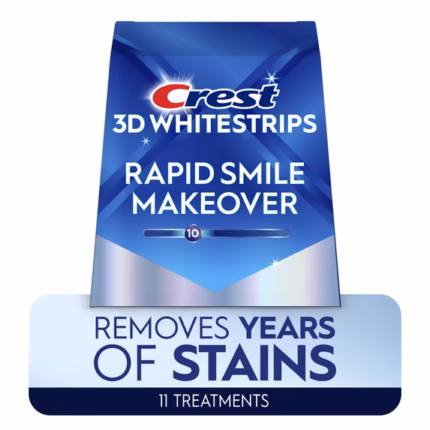 Crest 3DWhitestrips 1 Hour Express At-Home Teeth Whitening Kit