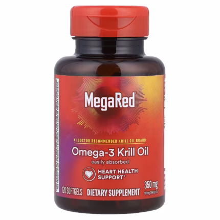 Schiff, MegaRed, aceite de krill superior con omega-3, 350 mg, 120 cápsulas blandas